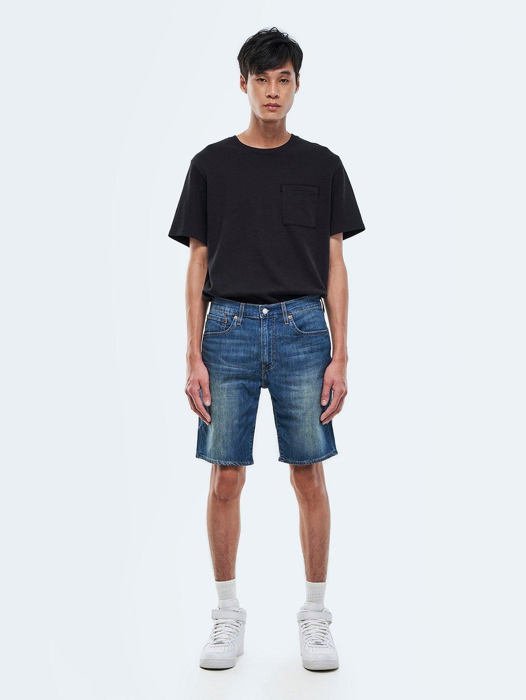 Levi's® Hong Kong mens standard jean shorts 398640016 10 Model Front
